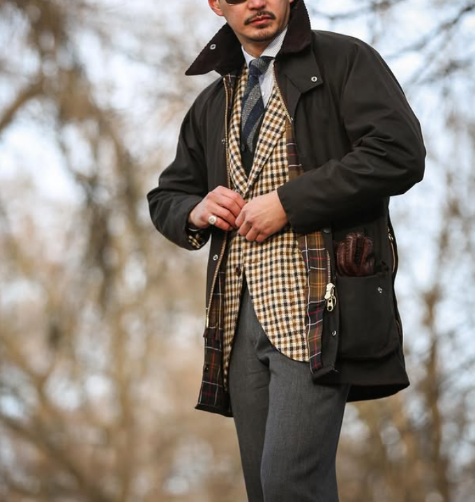 BARBOUR BRISTOL WAX JACKET MSRP$495 in Olive British Heritage | eBay