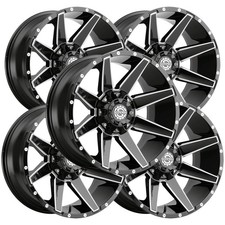 Set-5 Scorpion Sc-31 20x10 5x55x135 -19mm Blackmilled Wheels Rims 20 Inch