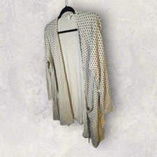 Lularoe Caroline Cardigan Sweater XL Black And White Shape Pattern NWT