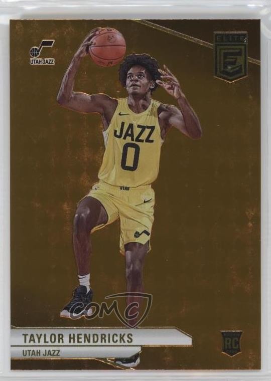2023-24 Donruss Elite Rookies Orange Taylor Hendricks #216 6yz