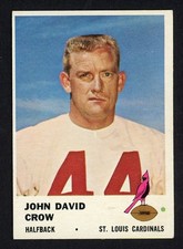 1961 Fleer JOHN DAVID CROW St. Louis Cardinals #23 EX Condition