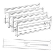 Pack" Regular Upgrade Drawer Dividers for Clothes, 12.8"-22.3" Regular-4" 4