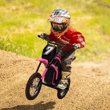 Electric Dirt Bike for Kids 8-14, 24V Rear-Wheel Drive Off-Road Motorcycle