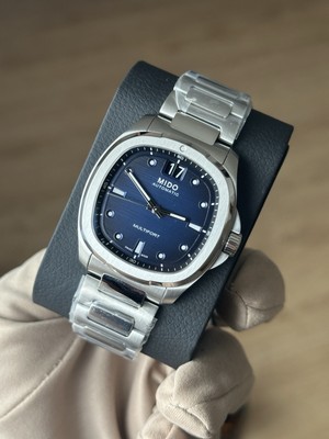 mido multifort tv big date Blu M049.526.11.091.00 automatic 39mm 80h reserve