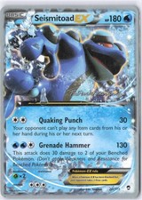 Pokémon Seismitoad EX 20/111 XY-Furious Fists Ultra Rare Basic HP180 Holo EN on eBay