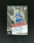 2021-22 Panini Noir Silver Screen Debuts Tre Mann RC Rookie Auto 62/99 VZ42