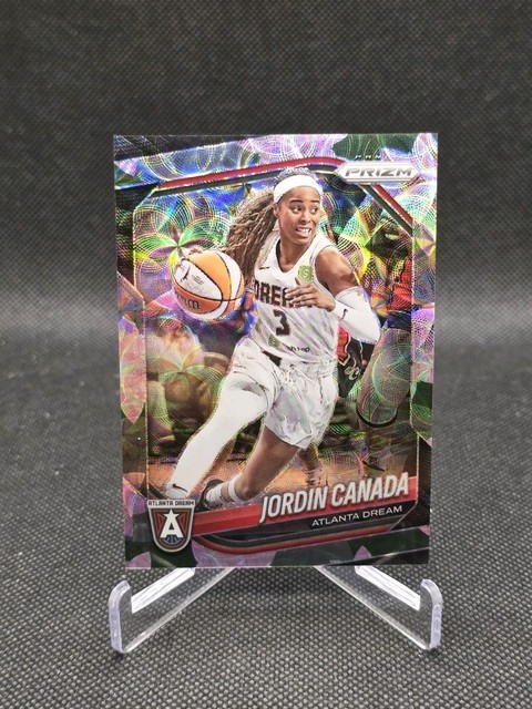 2025 Panini Prizm WNBA #120 Jordin Canada FOTL Lotus Flower Prizm 3/3 Jersey #