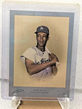 MAURY WILLS  2005 37/55 Donruss Studio Portraits ZENITH BLUE COLOR SP-96