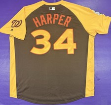Authentic Bryce Harper #34 Nationals 2016 All Star Majestic Jersey(San Diego) 48