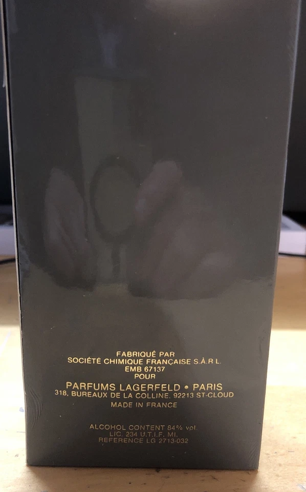 KARL LAGERFELD KL PARFUM 100ml Eau De Toilette Spray Vintage - Imagen 3 de 3