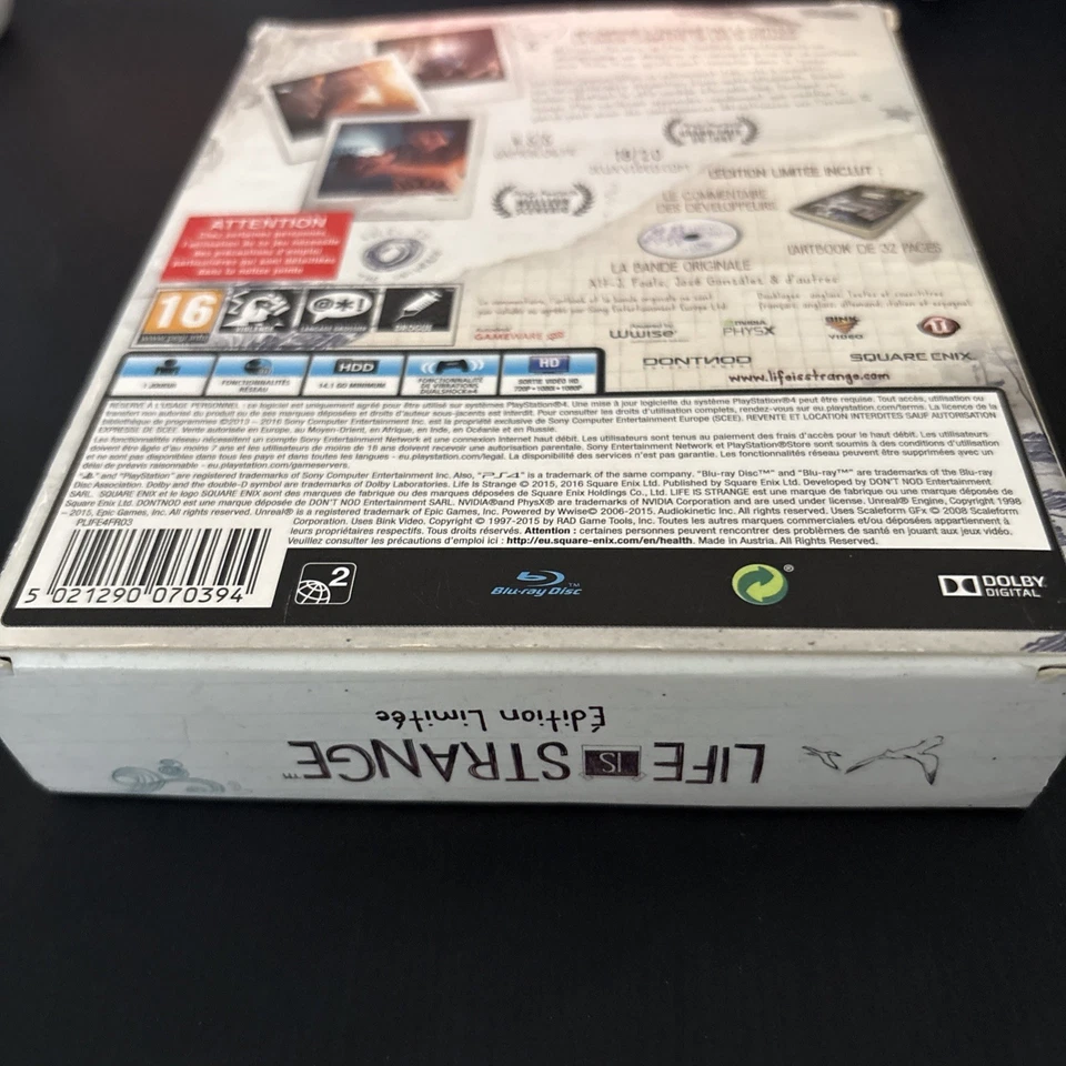 LIFE IS STRANGE EDITION LIMITEE Complet PS4 PlayStation 4, photo 3 sur 5