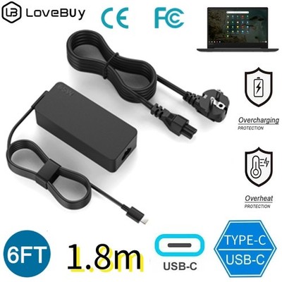 für Lenovo Laptop Netzgerät 65W/45W USB-C TypC PD Schnell Netzteil Ladekabel EU