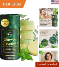 Shower Steamers Aromatherapy Peppermint Menthol Relaxation Spa Gifts 8pcs