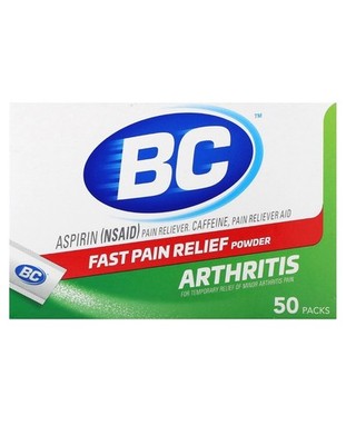 Fast Pain Relief Powder, Arthritis, 50 Packs