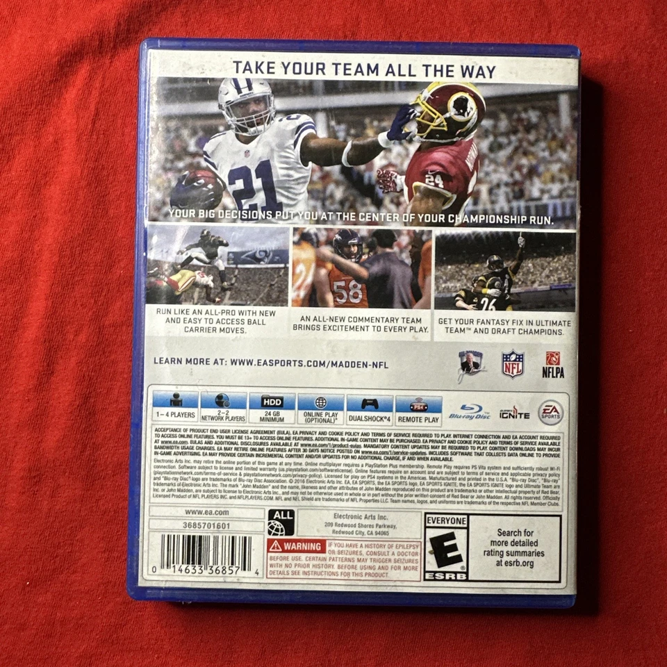 Madden NFL 17 - Sony PlayStation 4 Foto 3 de 3