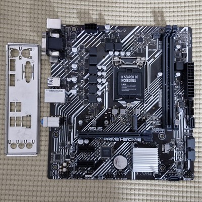 ASUS PRIME H510M-A : LGA1200 H510 mATX DDR4 + IO-Shield. Verified Working