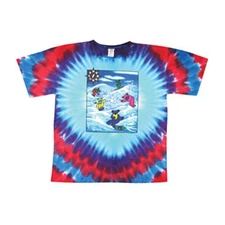Men's Grateful Dead Snowbears Tie Dye T-shirt XXX-Large Tie Dye