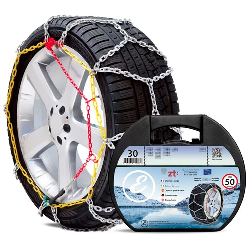 Catene Neve Auto Omologate Tuv Gs Onorm Metallo 9 Mm Montaggio Rapido Misura 030