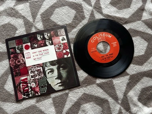 THE ROLLING STONES : HONKY  TONK WOMAN  THAILAND RECORDS VINYL 7 " EP