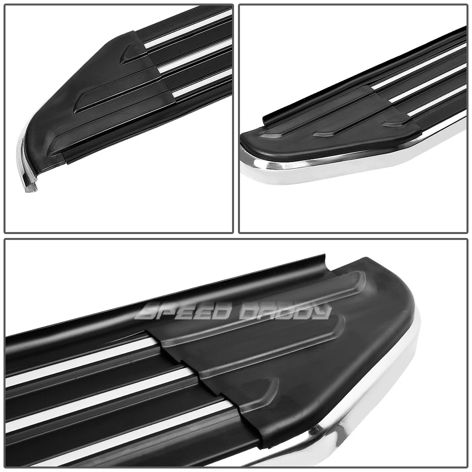 PARA 07-09 ACURA MDX YD2 SUV 5.5" ESTRIBO LATERAL ALUMINIO NEGRO BARRA NERF Foto 2 de 4