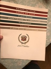 ORIGINAL 1985 Cadillac Sedan Deville Eldorado Fleetwood Brougham sales brochure