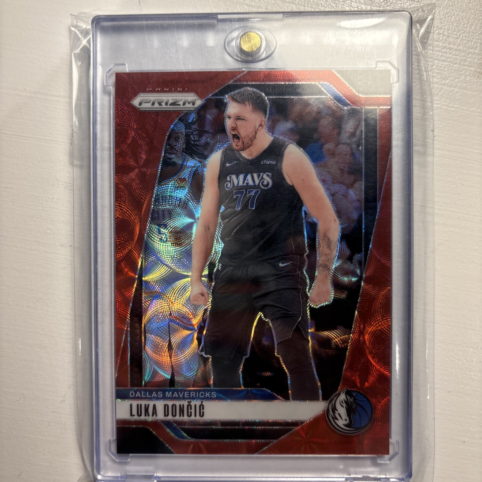 2024-25 Panini Prizm Luka Doncic Red Scope /88 Card No. 89