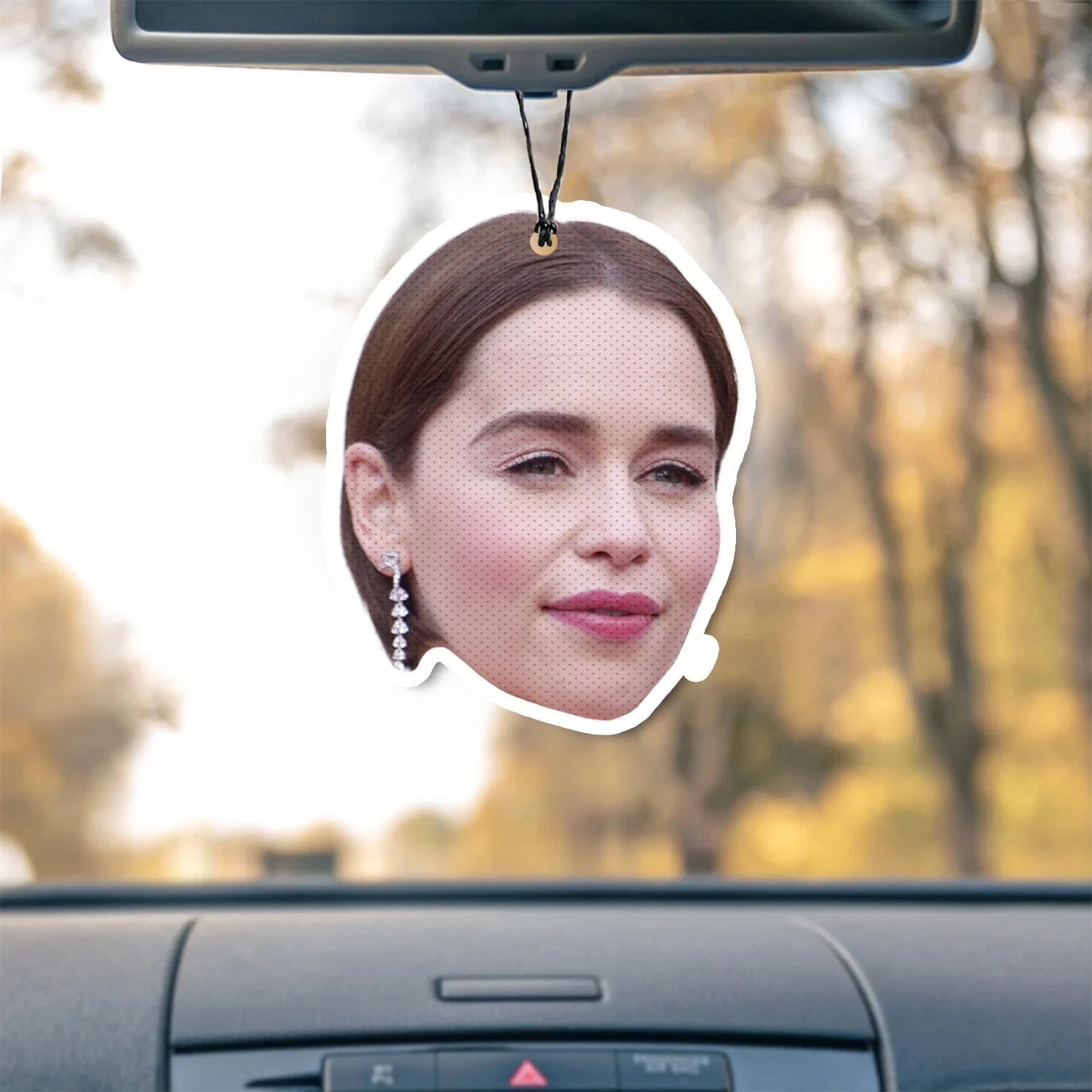 Emilia Clarke Unscented Hanging Car Air Freshener Freshie