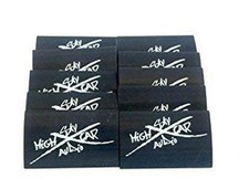  10 2/0 or 1/0 Gauge Black 1.5" x 2" Heat Shrink Tube 4 Ring Terminals Tubing