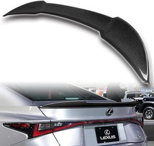For 2021-2025 Lexus Is300 Is350 Is500 F-sport Real Carbon Fiber Spoiler Wing Lip