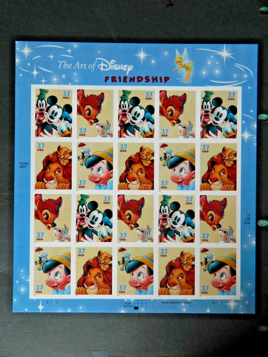 Disney US Stamp Sheets 37 Cent Denomination for sale | eBay