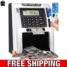 Interactive Kids Savings Bank with Coin Recognition & Power-Off Memory Function