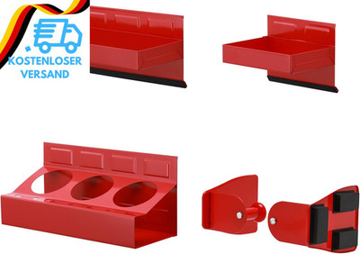 Mayouko Magnetic Toolbox Shelf, Tray and Holder, 4-Piece Magnetic Toolbox Tray S