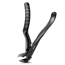 BEZOX Toenail Clippers for Seniors   Upgraded Long Handled Extra Large, Black