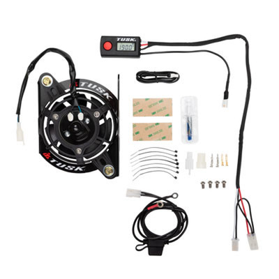 Tusk Digital Radiator Fan Kit Motorcycle ATV UTV Universal Cooling System