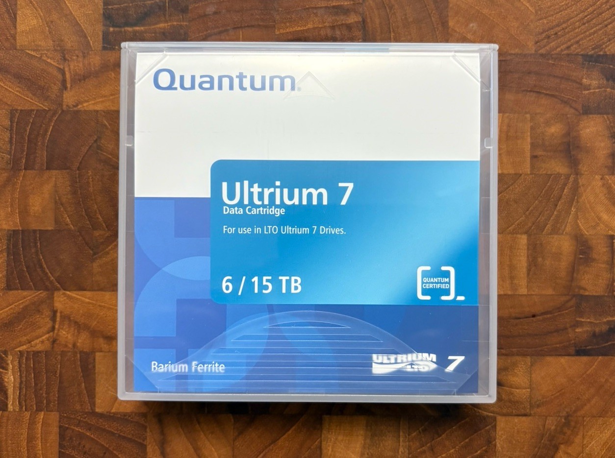 Quantum LTO 7 bande magnétique de sauvegarde 6 To 15 To MR-L7MQN-01 neuve