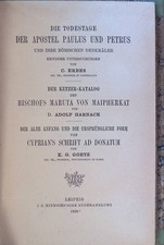 Die Todestage der Apostel Paulus und Petrus und ihre römischen Denkmäler : Krit.