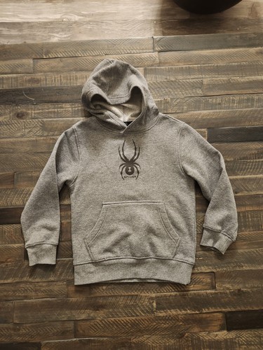 Spyder Heather Gray Hoodie and Joggers Set Boys Size 7/8 - Picture 2 of 11