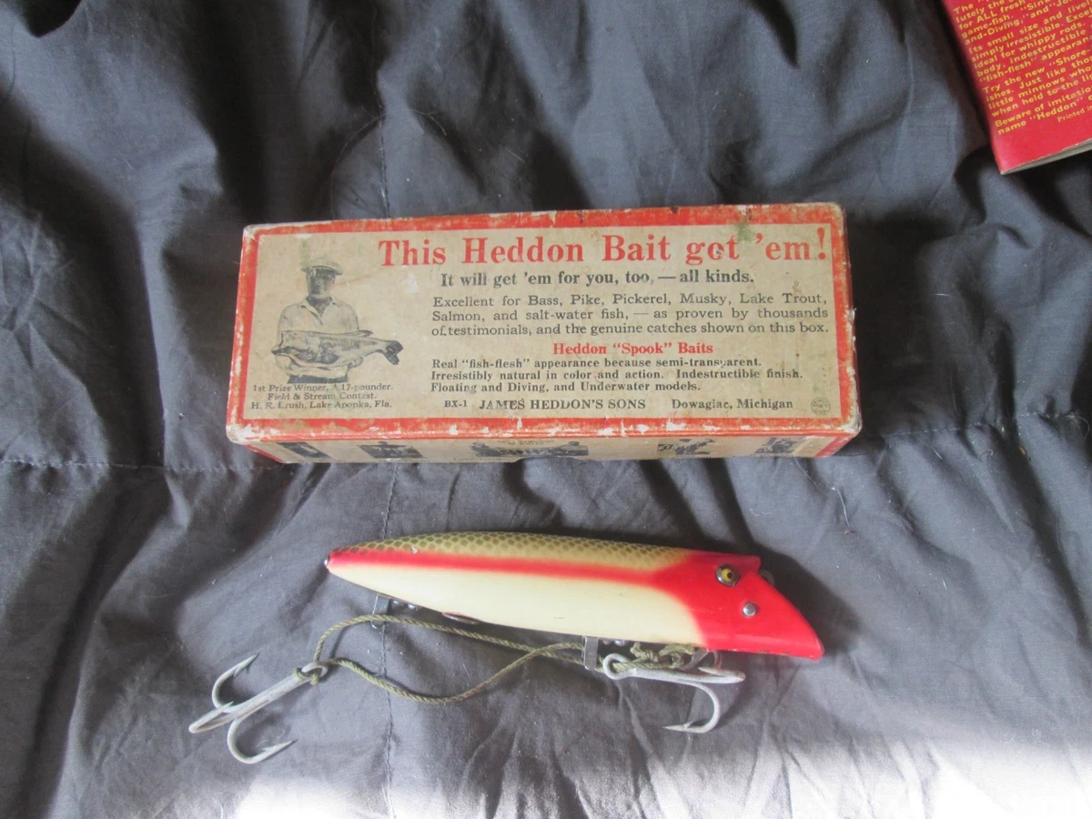 Heddon Vintage Fishing Lures with Original Box for sale | eBay