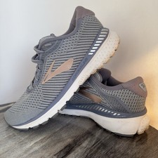 Brooks Adrenaline GTS 20 Gray -Peach Women 9B Running Shoes