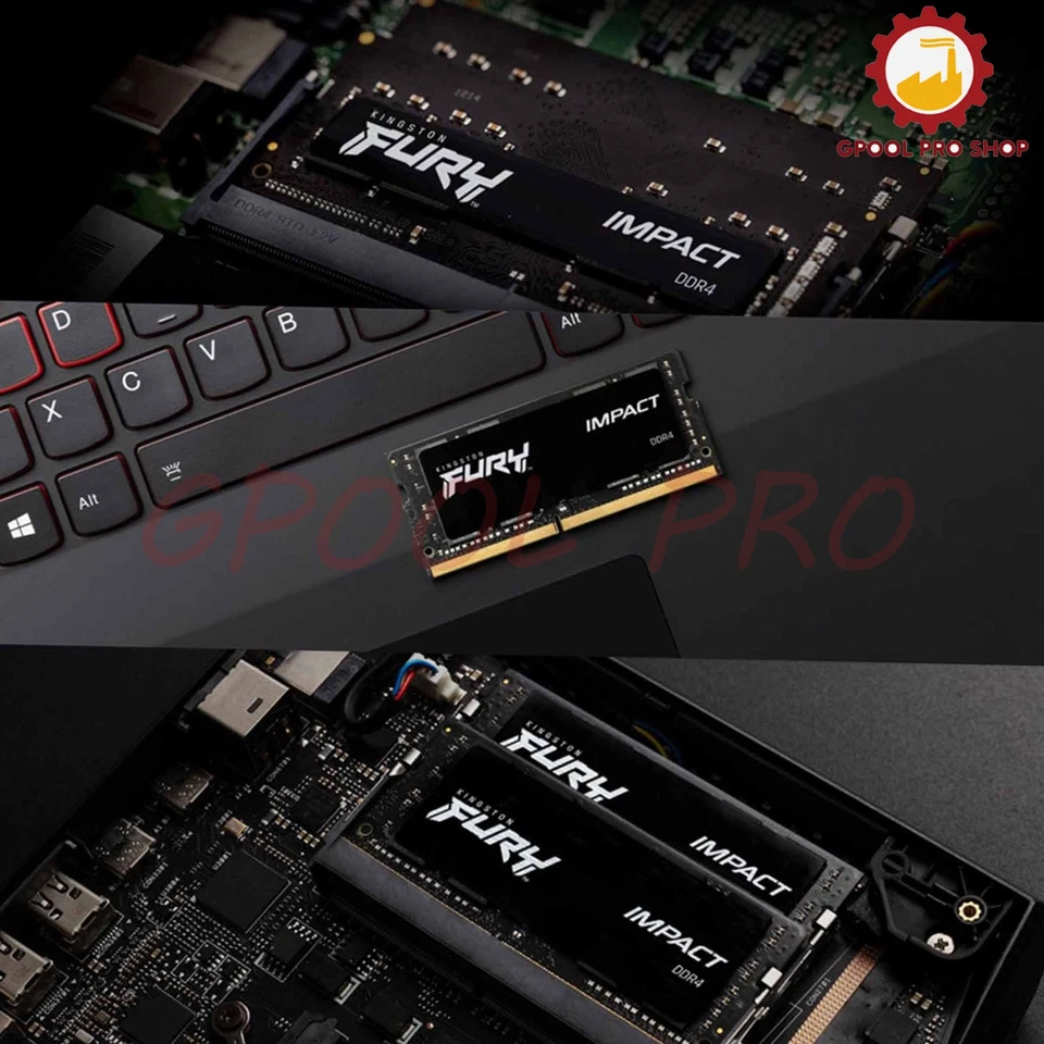 DDR4 RAM 16GB 32GB(2x16GB) 2133 2400 2666 3200 SODIMM Laptop Memory FURY IMPACT  - Image 2 of 4