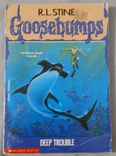 Goosebumps #19 Deep Trouble Rare Thin Version No UPC R. L. Stine