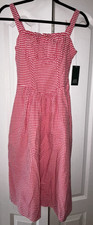 NWT: Wild Fable women's red/white gingham sundress adjustable straps-size XXS