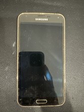 Samsung Galaxy S5 Gold Smartphones Not Turning on Phone for Parts Only