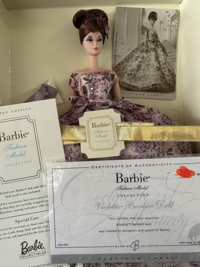 Mattel Barbie VIOLETTE PLATINUM SILKSTONE Super Rare JPN | eBay