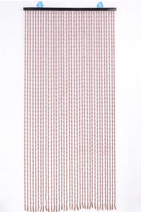 Wooden Door Curtain Blinds Handmade Fly Screen Wooden