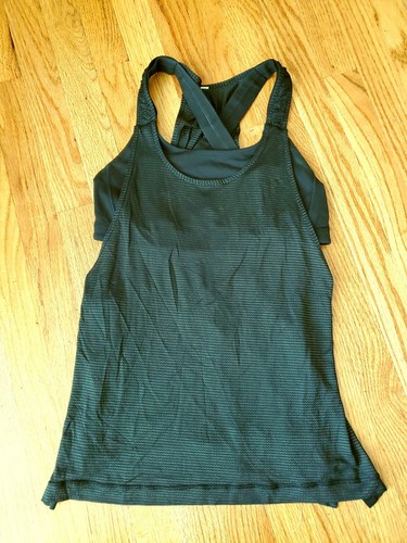 LULULEMON Women's Size 8 Black Tank Top 