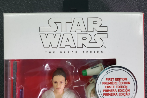 Star Wars 6" Serie Negra Primera Edición Estreno REY & D-0 #91 - Nuevo Precintado - Imagen 3 de 9