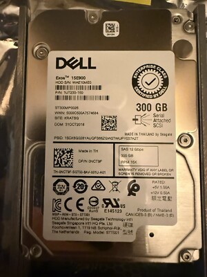 ST300MP0026 2.5'' 300 GB SAS Internal HDD (NCT9F) - SET OF 4 HDDs