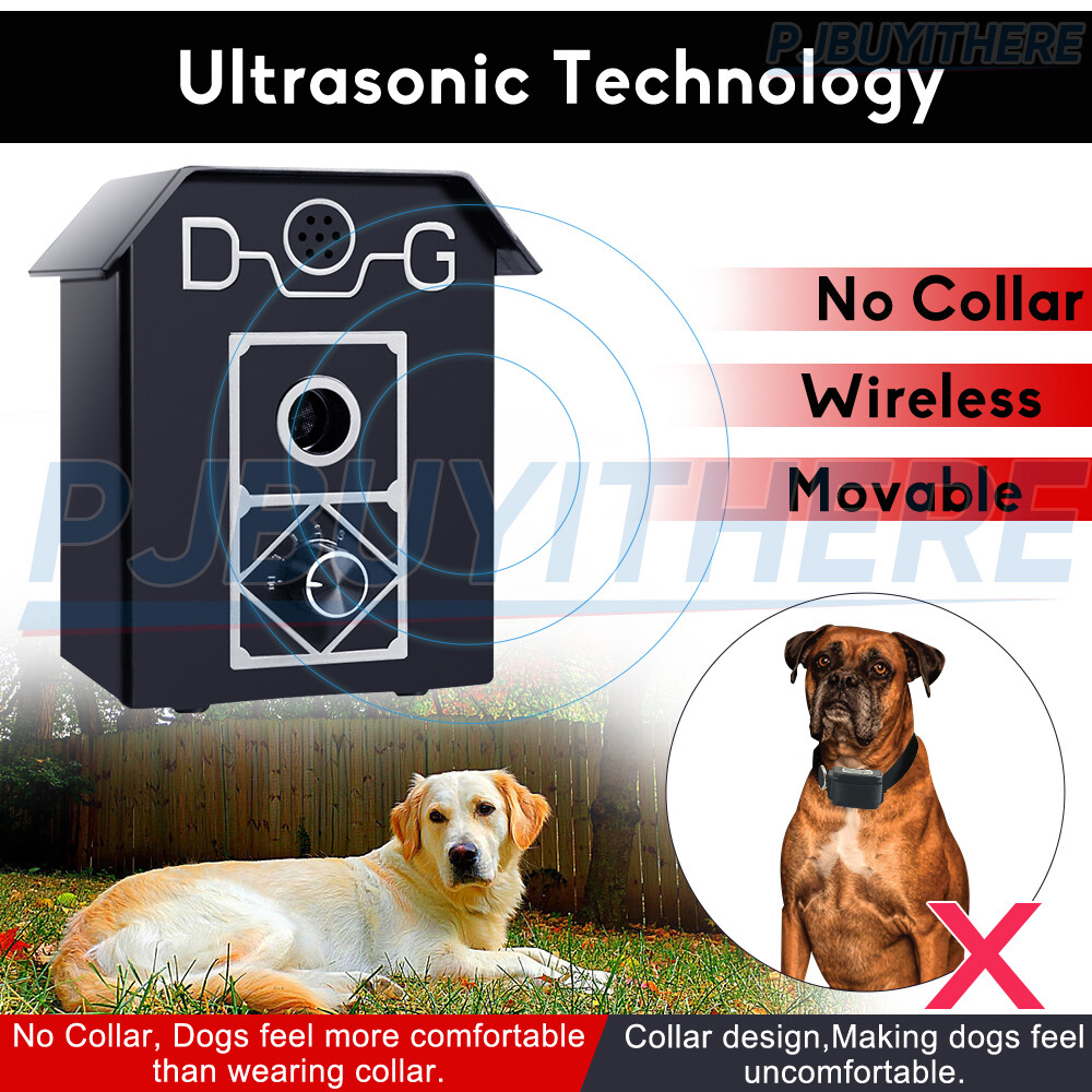 Outdoor Ultrasonic AntiBark Control House Pet Dog Stop Barking