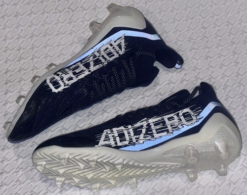 ADIDAS Adizero Primeknit Navy Blue White Reflective Football Cleats Mens Sz 12.5 - Picture 13 of 15